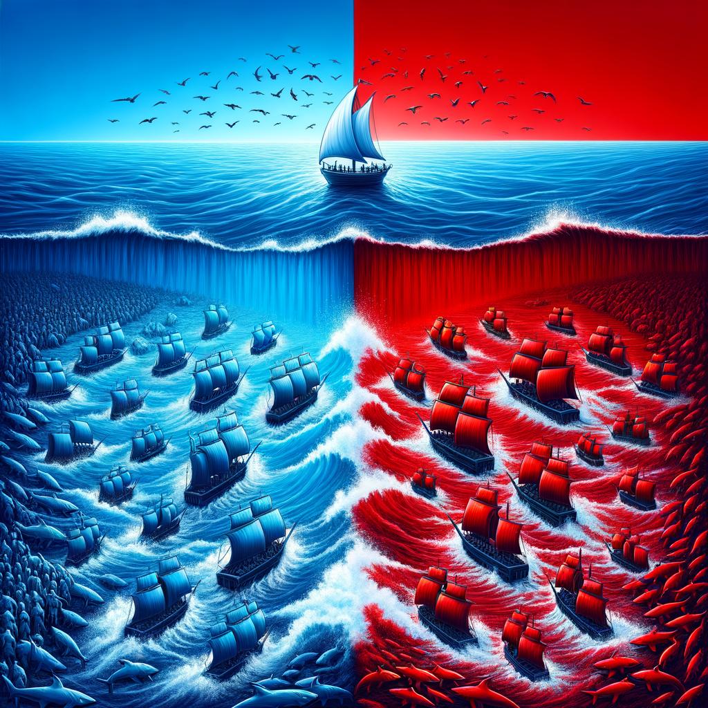 blue ocean strategy vs red ocean strategy