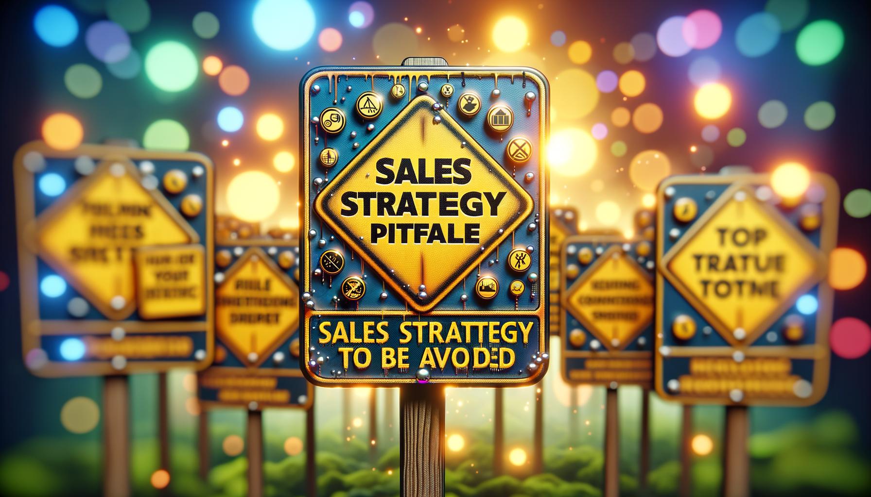 common pitfalls to avoid in sales strategies