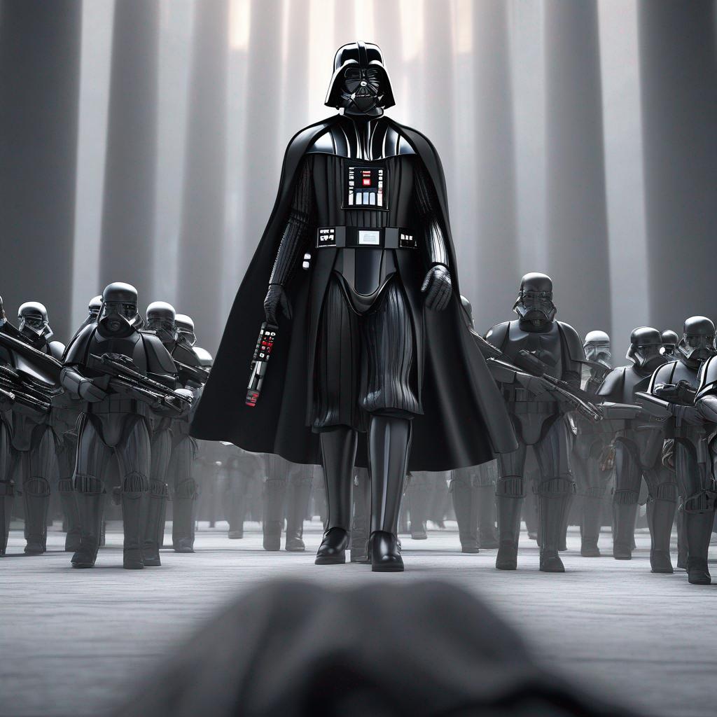 vader with his troops