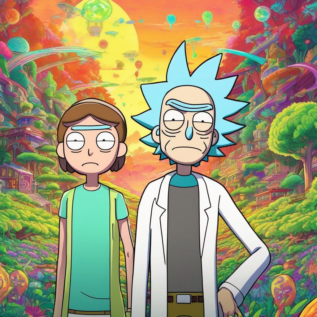 Rick and Morty Art - Generated with AI