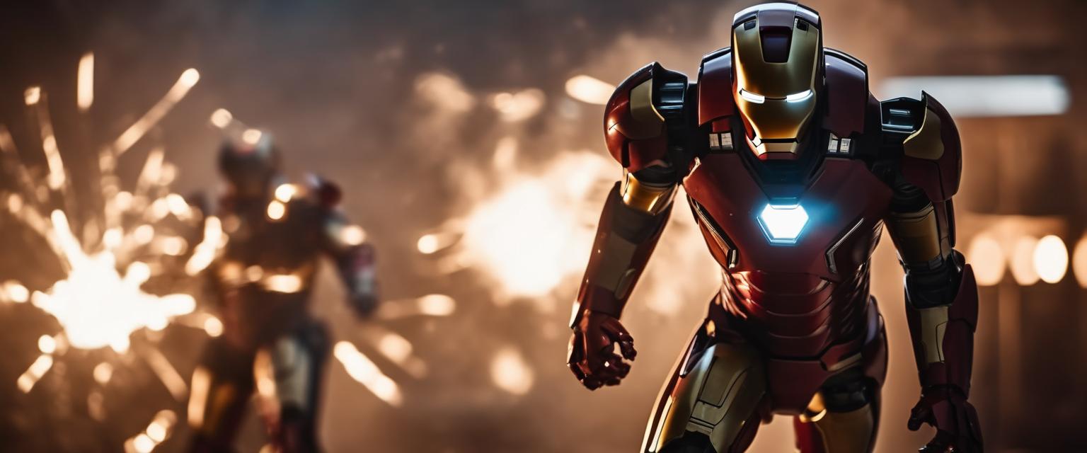 the iron man suits offense energy weapons