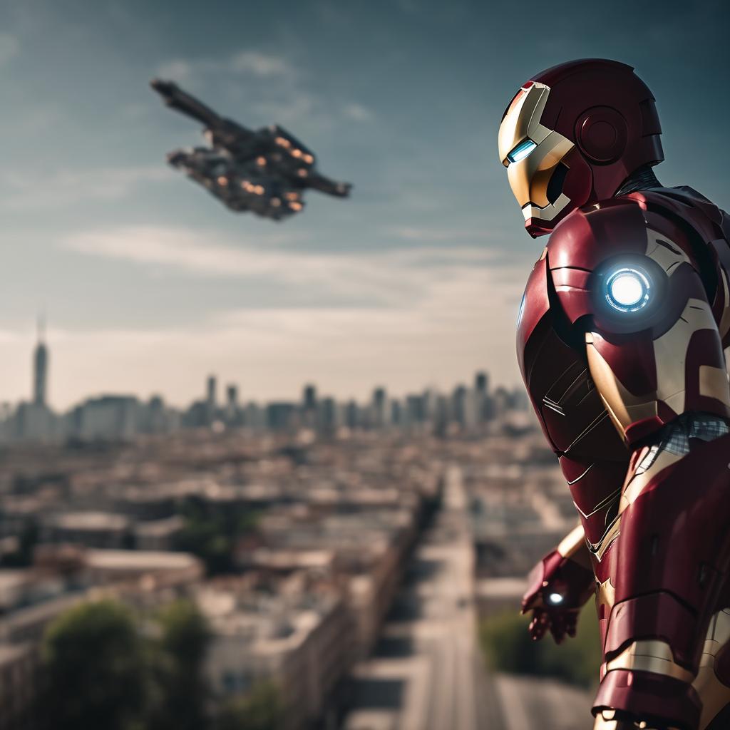 navigating the planet with the iron man suit