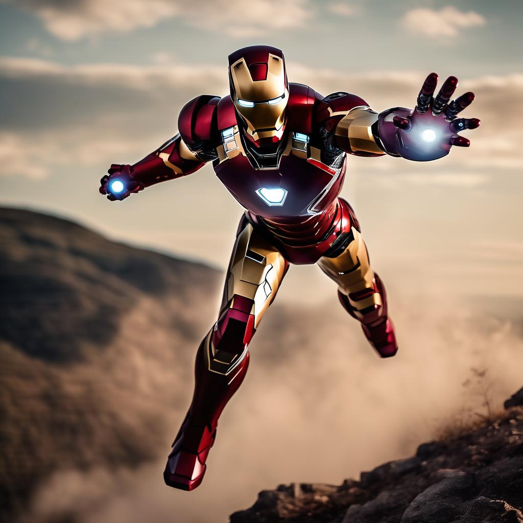 navigating the planet with the iron man suit