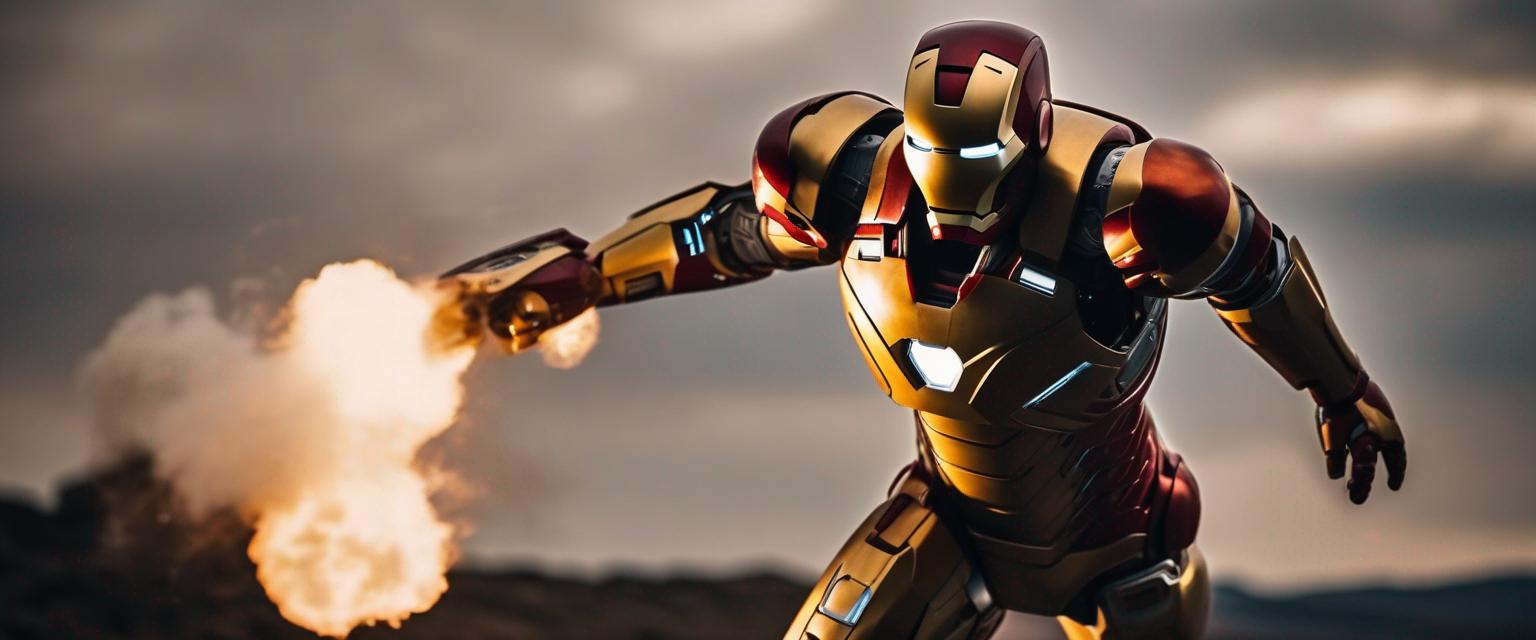 the iron man suits offense energy weapons